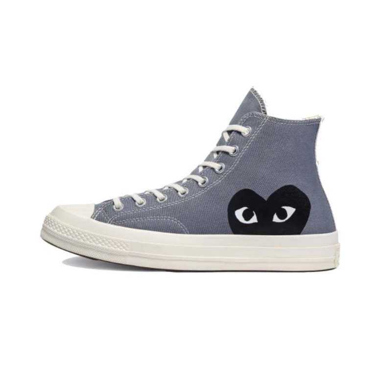 Converse X Comme Des Garçons Play Chuck 70 Unisex Gri Sneaker Unisex Spor Ayakkabı 171847C.057