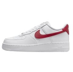 Nike Air Force 1 '07 Beyaz-Kırmızı Sneaker Spor Ayakkabı