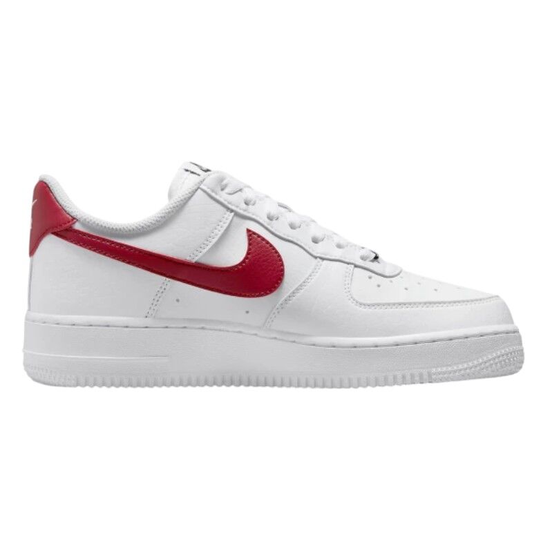 Nike Air Force 1 '07 Beyaz-Kırmızı Sneaker Spor Ayakkabı