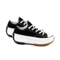 Converse Run Star Hike Platform Kısa Unisex Siyah Sneaker Spor Ayakkabı 168816C